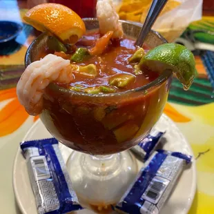 Warm Shrimp  Cocktail