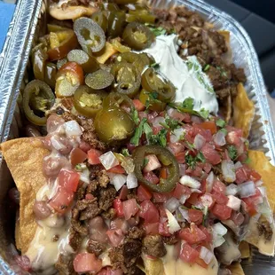 Large Loaded Nachos