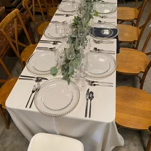 What our wedding tables were supposed to look like (the look we wanted)