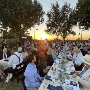 The folding chairs they required us to use, because they overbooked the farm chairs for two weddings (ours and another couple).