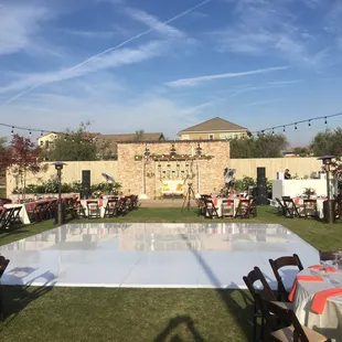 Our White Dance Floor