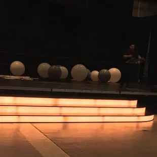 Our Hollywood Stage lit up!