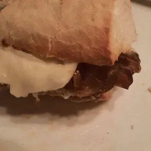 Italian Beef with mozzarella cheese
