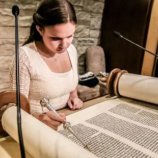 Our daughter's Bat Mitzvah.  Photo by Ron Hall