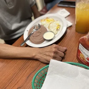 Breakfast order that was not even finished