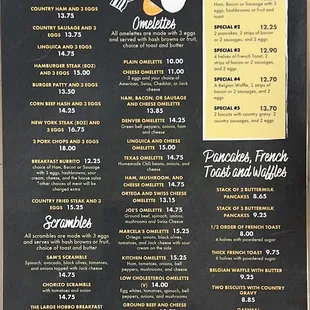 Ronaker&apos;s Menu