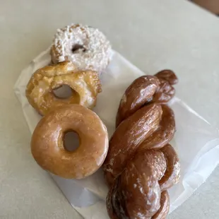 a variety of doughnuts