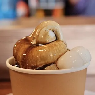 Hojicha soft serve