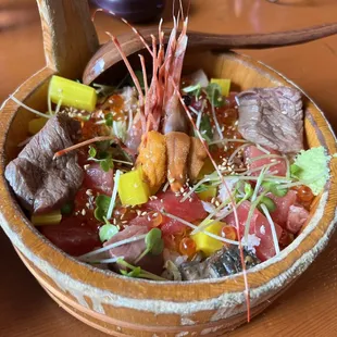 Bara-Chirashi Donburi ($24)