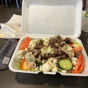 Cheeseburger salad