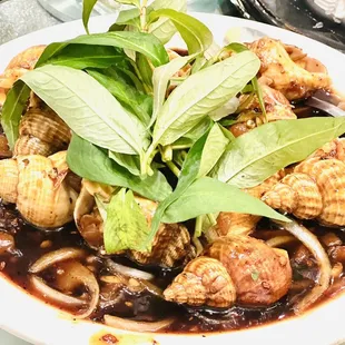 a plate of food