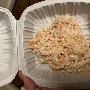 Kani smothered in mayo