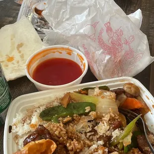 Beef with Chinese vegetables