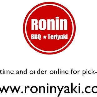 You can order online for pick-up.