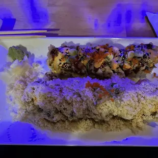 Volcano Special Roll and Godzilla Special Roll