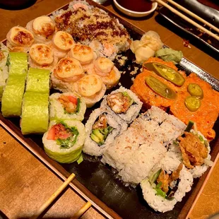 Blt Roll, Cha Cha Roll, Crunchy Roll, Crispy Rice Spicy Tuna, Spider Roll