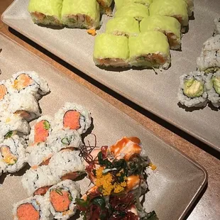 2 x Mountain Dew Roll &amp; Avocado Roll &amp; Spicy Tuna Roll &amp; Spicy Salmon Crunch Roll
