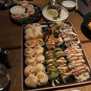 food, donuts, dough desserts