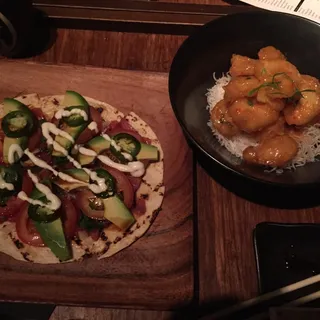 Ahi Tuna Pizza