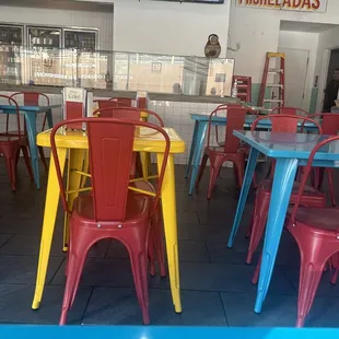 Inside seating