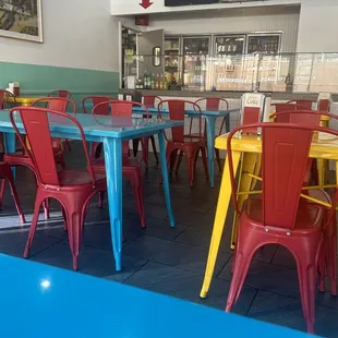Inside seating
