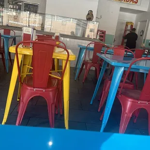 Inside seating