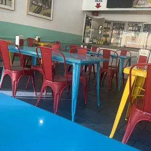 Inside seating
