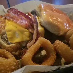 Maybe the BEST flat top burger in town! Juicy, flavorful &amp; a perfect crunchy crust!