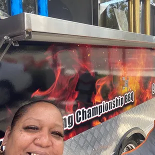 Food truck for RONI's Ribs Championship BBQ