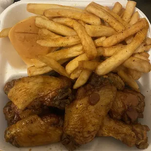 8 Piece With Fry teriyaki sauce