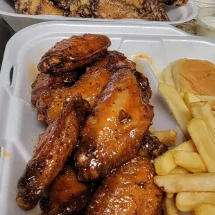 Hot Wings and Garlic Parm