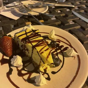 Cheesecake was one of the best I&apos;ve had.