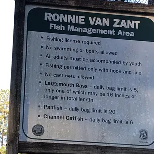 Fishing is allowed but no fish are being caught