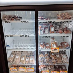 the inside of the refrigerator