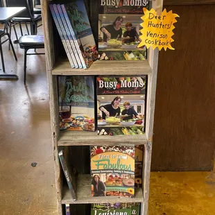 Deer  and seafood  cookbooks!
