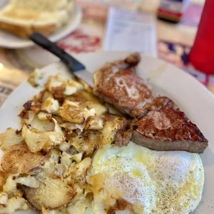 Steak and eggs special