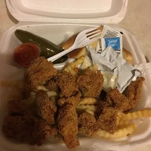 Catfish nugget combo