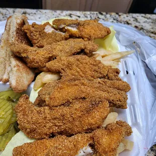 6 pc Catfish Filet. Looks like Nuggets.