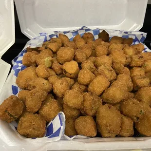 Fried okra