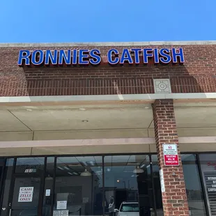 The outside of the building