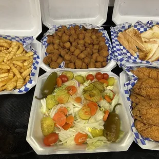 Family 10 piece meal + okra side