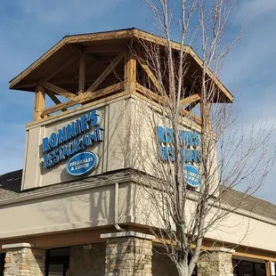 the front of the restaurant