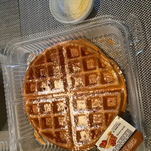 Belgium waffle to go