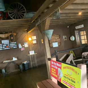 the inside of the restaurant