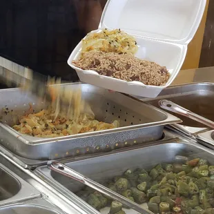 food being prepared