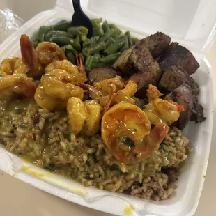 Curry shrimp