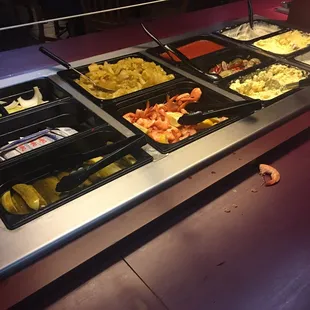 interior, salads