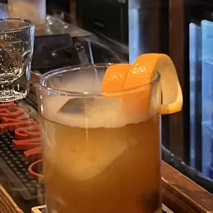Maple smoked Old Fashioned