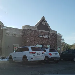 outside