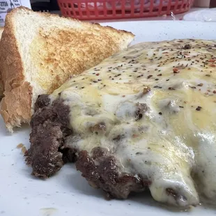 9oz Cheeseburger Steak